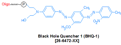 picture of BHQ-1 (Black Hole Quencher 1, 3')